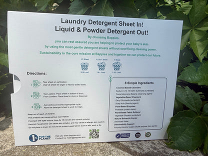 Laundry Detergent Sheets
